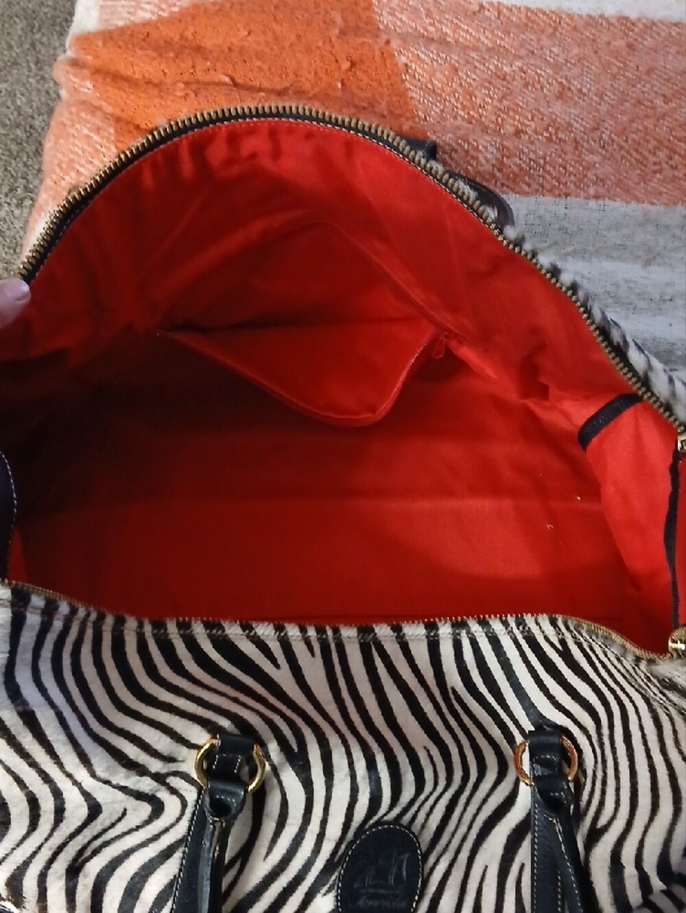 Terrida Italian Duffle Bag Zebra - Picture 4 of 9
